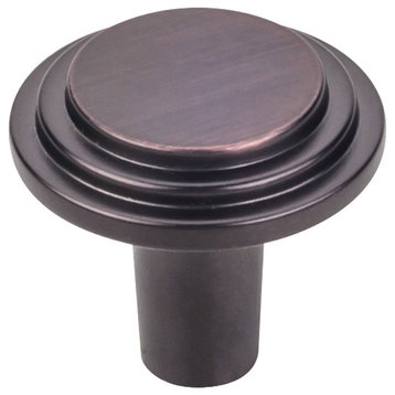 Elements - 1-1/8" Calloway Cabinet Knob -Rubbed Bronze