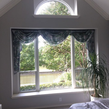 Motorized Hunter Douglas Duette to stop light