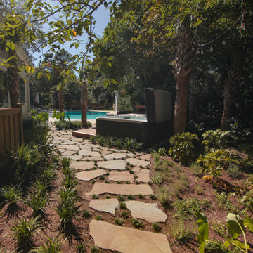 Shady Lane | Irregular Pathway with Dwarf Mondo