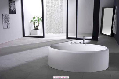 Example of a trendy bathroom design in Other
