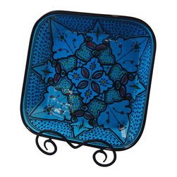Le Souk Ceramique - Stoneware Poultry Platter, Sabrine Design - Serving Dishes And Platters