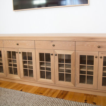 Solid White Oak buffet unit/TV console