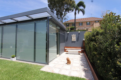 Inspiration for a modern backyard garden for summer in Sydney.