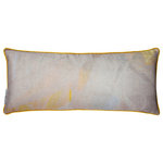 StyleCraft - Austin Allen James-Napels Linen Art Printed Pillow-35" x 15" - Discover the uniquely abstract and painterly designs from Austin Allen James with this comfy duck feather cotton throw pillow. Its aesthetically intriguing patterns make it a perfect addition to your living room or bedroom, best suiting a contemporary vibe. Embrace the Napels collection and bring a touch of artistic creativity to your home decor.