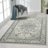 Traditional Dresden Floral Medallion Area Rug, 9'6" X 13'