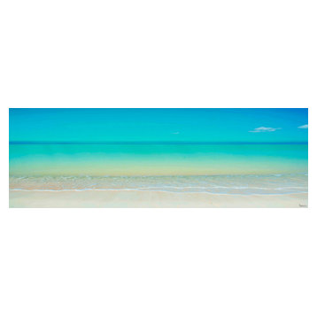 "Scenic Beach" Print on Canvas, 60"x20"