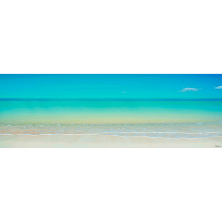 "Scenic Beach" Print on Canvas, 60"x20"