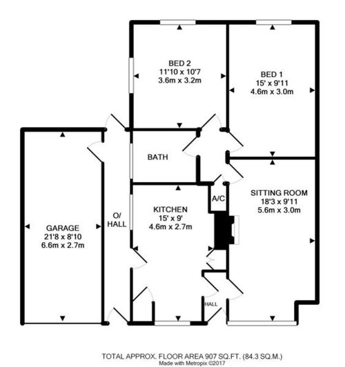 2 bed bungalow reconfiguration with additional rear extension Houzz UK