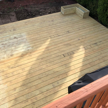 Pressure Treated Wood Deck Renovation