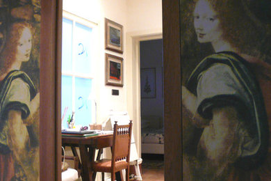 Ispirazione per una sala da pranzo chic