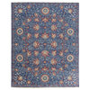 Weave & Wander Bennet Blue 3'6"x5'6" Hand Knotted Area Rug