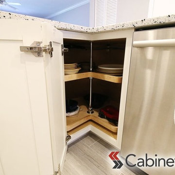 Light and Bright Home with Colonial II Maple Alabaster Cabinets Throughout