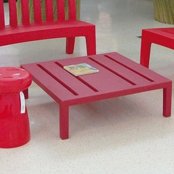 Porcino Outdoor Stool by Serralunga - Outdoor Footstools And Ottomans