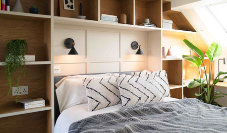 UK Attic Converted Into a Bedroom & Bathroom With Storage & Style