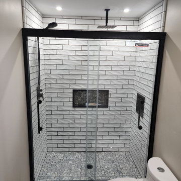 Basement Finish with Full bathroom addition and Office