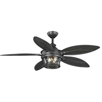 Alfresco 2 Light 54" Indoor Ceiling Fan, Blistered Iron
