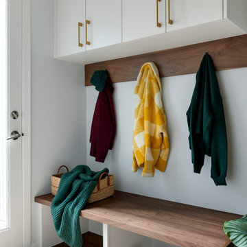 Functional Mudroom with Built-In Bench