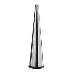 WS Bath Collections Kono 5356KK Toilet Brush Holder in Chrome - Toilet Brushes & Holders