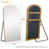 Gold Arched Mirror With Stand