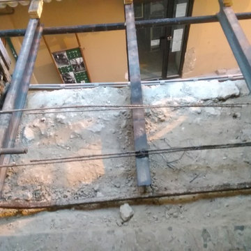 Rifacimento delle facciate di un fabbricato nel centro storico di Caltanissetta