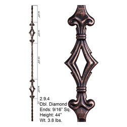 Mediterranean Wrought Iron Balusters - Products
