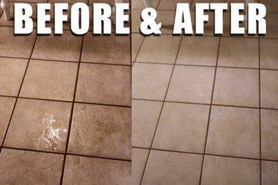 Tile & Grout Cleaning: Before & After