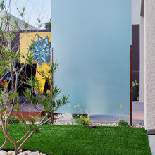 To hide patio eyesore