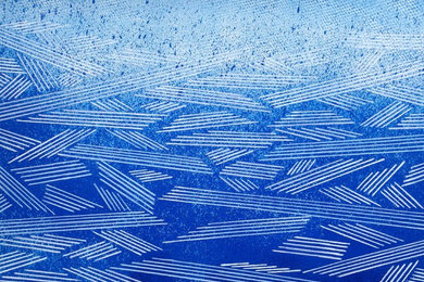 Resonating Line in Blue Series #7