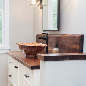 Rustic Master Bathroom Suite Remodel