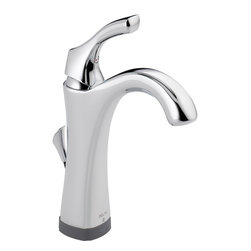 Delta Addison&trade; Single Handle Lavatory Faucet with Touch2O.xt&trade; Technology - Bathroom Sink Faucets
