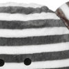 Striped Bear Bolster Decorative Back Cushion Throw Pillow