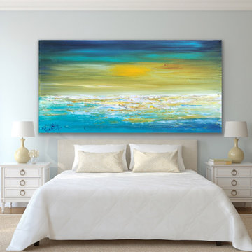 Original Handmade Modern Abstract Custom Art for Modern Contemporary Interiors