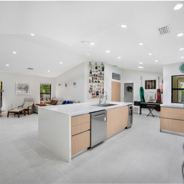 Bright Modern Kitchen with Natural Light and Open Concept Layout