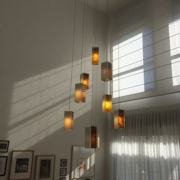 MODERN ENTRY CHANDELIER, MODERN FOYER PENDANT CHANDELIER, RAIN DROPS CHANDELIER