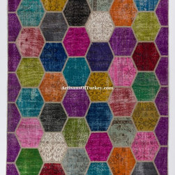 Patchwork style Up-cycled Handmade Rugs - Products