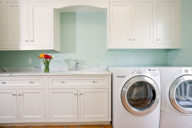 Elegant laundry room photo in Phoenix