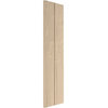 Rustic 2 Board Joined B-N-B Faux Wood Shutters, Sandblasted, 11x26"