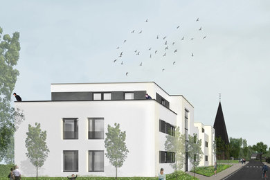 Entwurfsperspektive Straßenansicht