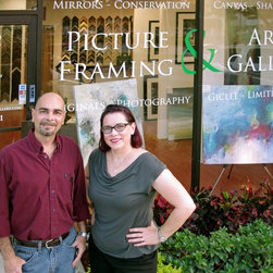 Julio & Kathy, Owners of Picture Framing & Art Gallery - Artwork