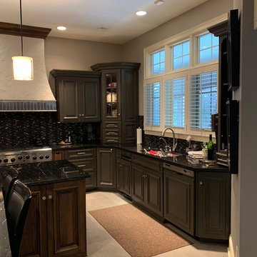 Traditional to Modern Gray Kitchen-Indianapolis