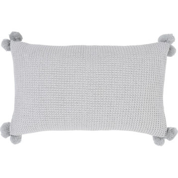 Halima Decorative Pillow, Light Grey