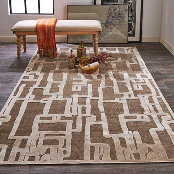 Pellaro Area Rug - Ivory and Beige