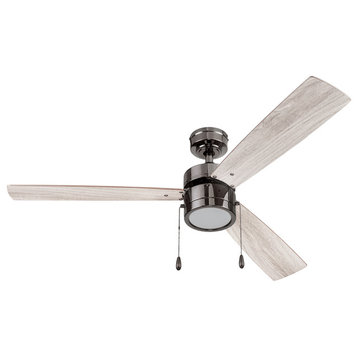 Prominence Home Madrona Modern Ceiling Fan with Light, 52 Inch