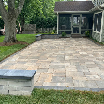An Outdoor Room Around the Tree — UNILOCK Paver Patio in Naperville