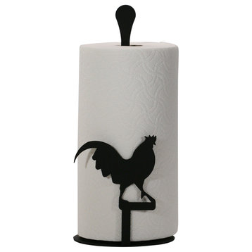 Rooster Paper Towel Stand, Rooster