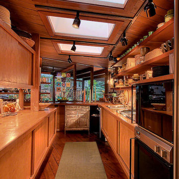 Interior Designer's own home in the woods