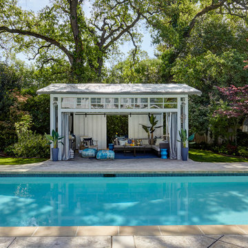 Napa-Inspired Poolside Cabana