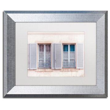 Cora Niele 'French Windows II' Matted Framed Art