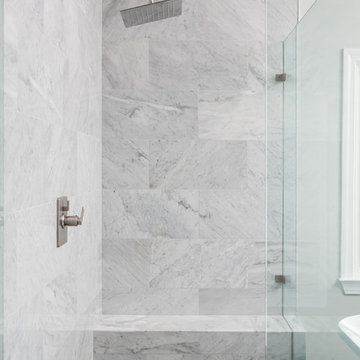 A Spacious Master Bathroom with Freestanding Tub - Alpharetta