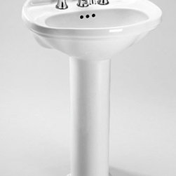 Toto Whitney 25 x 19 Pedestal Lavatory LPT754 | exoticbathexpo.com - Bathroom Sinks